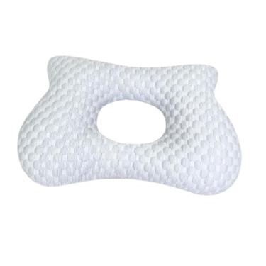 Imagem de Llazsybz Travesseiro para Piercing de Orelha para Quem Dorme de Lado, Protetor Auricular, Travesseiro para Piercing de Orelha, Protetores Auriculares, Cinza 34cmx24cmx6cm, Tamanho real