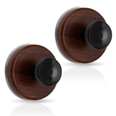 Imagem de Fukaisu 2 Ganchos com Ventosa, Pendurar Grinaldas Numa Porta Sem Berbequim e Amovível Suporte para Grinaldas com Ventosa para Pendurar Decorações Outono Halloween Natal e Acção Graças