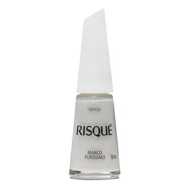 Imagem de Esmalte Risqué Branco Cremoso Branco Puríssimo 8ml