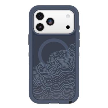 Imagem de OtterBox Capa transparente para iPhone 17 Pro Max Defender Series Pro XT - Offgrid - Azul - Capa para iPhone resistente, robusta e durável, encaixa no MagSafe