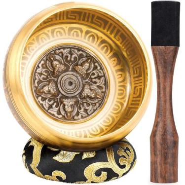 Imagem de Taças de canto tibetanas Hihealer Authentic Meditation Nepal