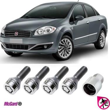 Imagem de Kit Parafuso Antifurto Roda Fiat Linea 2009 a 2016 Original - MCGARD