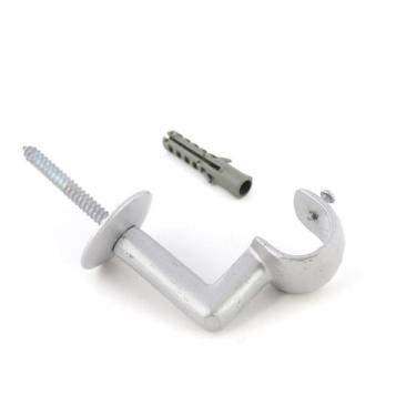 Imagem de KIT PAR Suporte de Teto Para Varão de Cortina 19mm - Decoração Elegant