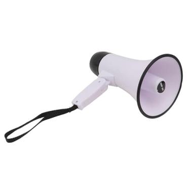 Imagem de Megafone portátil de 15 W com controle de volume e gravação para uso ao ar livre e alto-falante portátil de líder de torcida