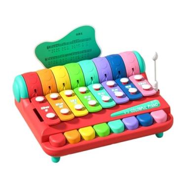 Imagem de menolana Piano para bebês Xilofone Instrumentos musicais para bebês Aprendizagem precoce Pré-escolar Crianças Meninas Meninos Crianças Instrumento musical