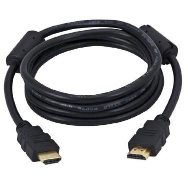 Imagem de Cabo HDMI V.2.0 3D 4K Ultra HD High Speed 6mm Preto - 1.8 Mts