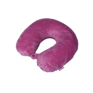 Imagem de Almofada de pescoço de Viscoelátisco Roxo - Bagaggio, U