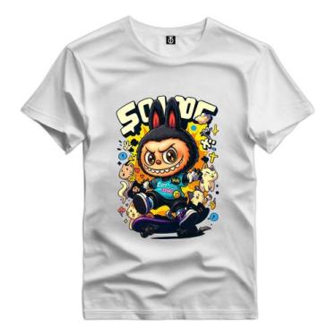 Imagem de Camiseta Estampada Labubu Monster Algodão Premium Desenho - Versitz, B