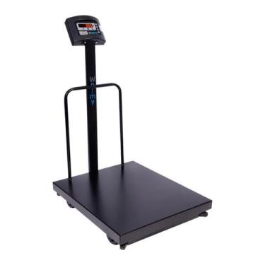 Imagem de Balança Digital 300Kg 50g Plataforma C/ Mastro e grade Welmy