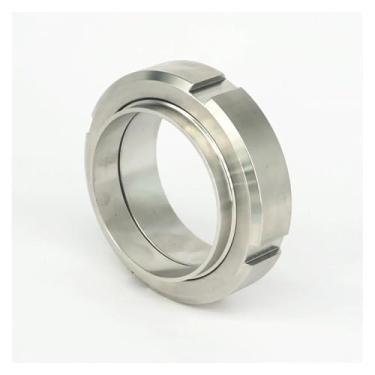 Imagem de WWECCQIJ Soldagem O.D 76 mm 7.6 cm SS304 aço inoxidável T thead Weld On Socket Union Set Pipe Fitting for Food Industries