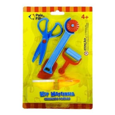 Imagem de Kit Massinha De Modelar - Conjunto Prático Brinquedo Lúdico