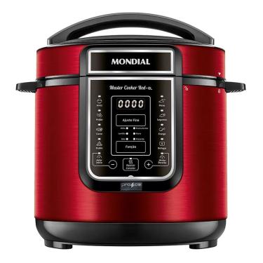 Imagem de Panela de Pressão Elétrica Mondial PE-60-6L-RI Vermelha