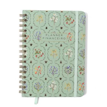 Imagem de Planner espiral A5 financeiro Jardim Verde Cicero