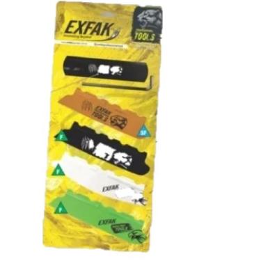 Imagem de Kit espatula profissional grande 77-2120 nr 10 - exfak