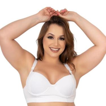 Imagem de Sutiã Bojo Alça Reforçado Microfibra WLS Modas Básico Confortavel Moda