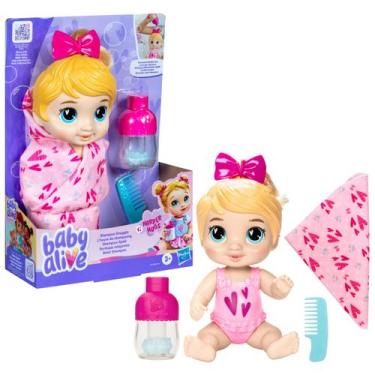 Imagem de Boneca baby alive bebê shampoo loira - hasbro f9119