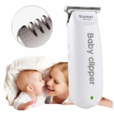 Imagem de Cortador de Cabelo Infantil e de Bebê Kemei KM-1319 Com Operação Silen