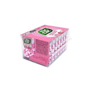 Imagem de Tic tac morango com creme 16,4gr (embalagem c/ 14 un) - FERRERO