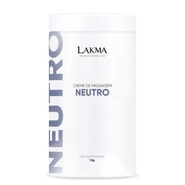 Imagem de Creme De Massagem Corporal Neutro Alto Deslizante 1kg Lakma