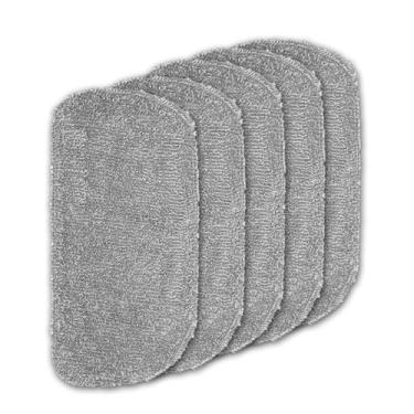 Imagem de LuxDuo Pacote com 5 almofadas de substituição para esfregão a vapor, almofadas de esfregão a vapor compatíveis com GorFanty Steam Mop GF-6610B e GF-6610, Neugo NE033/NE033M e Mxnsewr, pano de