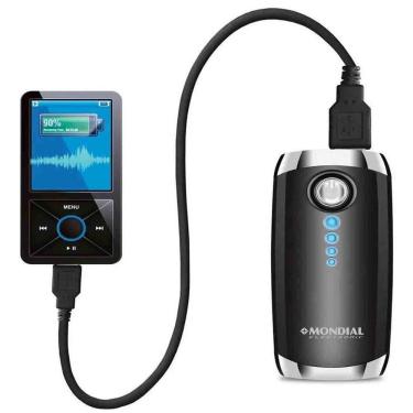 Imagem de Carregador De Bateria Mondial Power Bank Bt01 4000 Mah S/fio