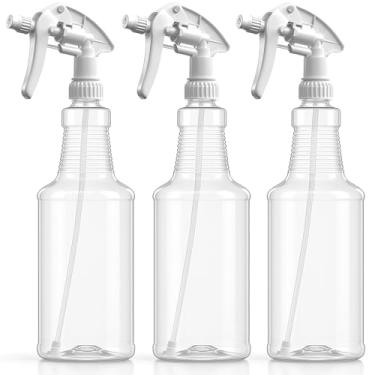 Imagem de Bar5F Frascos de spray profissionais, 946 ml, pacote com 3, resistente a produtos químicos, bico ajustável, alcance de 6 metros