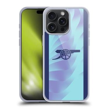 Imagem de Head Case Designs Capa de gel macio oficialmente licenciada Arsenal FC Third 2024/25 compatível com Apple iPhone 15 Pro Max