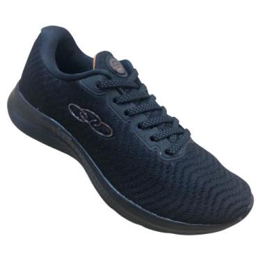 Imagem de Tênis Feminino Olympikus Casual Esportivo Caminhada Academia, 37, Pret