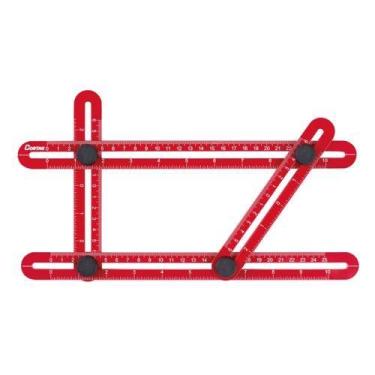 Imagem de Gabarito Angular Multifunção Plástico - Cortag