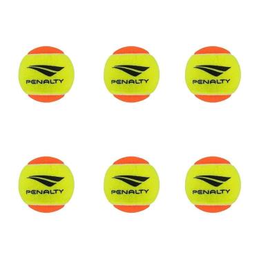 Imagem de Kit 6 Bolas Beach Tennis Penalty XXII Stage 2