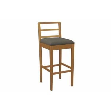 Imagem de Banqueta Sala De Jantar Sofia Madeira Maciça 1bmm006ca 1 Un Carvalho-linho Escuro - Kappesberg