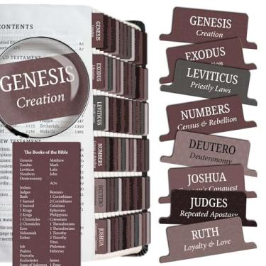 Imagem de Saintilway Productions - Bible Tabs Premium Resistentes a Rasgos – Fácil de aplicar, Laminado para Durabilidade – Antigo e Novo Testamento – Perfeito para todas as Bíblias - Para Mulheres e Homens