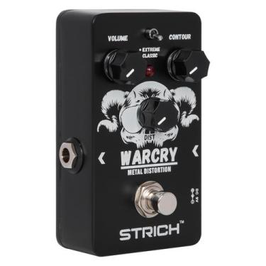 Imagem de Pedal de guitarra com distorção de metal STRICH WARCRY com 2 modos