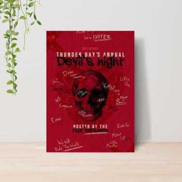 Imagem de Genérico, Quadro Devils Night Dark Romance A4 | Placa MDF 03