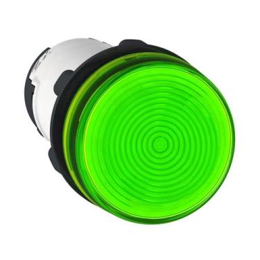 Imagem de Sinaleiro Verde 22mm Para Lâmpada Ba9s 250v Schneider