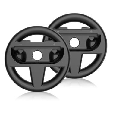 Imagem de FrostVerve Steering Wheels Compatible with Switch 2 Console JoyCons, Racing Wheels for Switch 2025 Joycon Controller Attachment Accessories 2 PCS