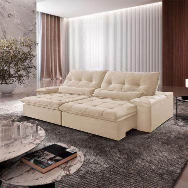 Imagem de Sofá Nivus Linho 2 Módulos De 90cm B25cm Meu Sofá Online A294 Linho Creme