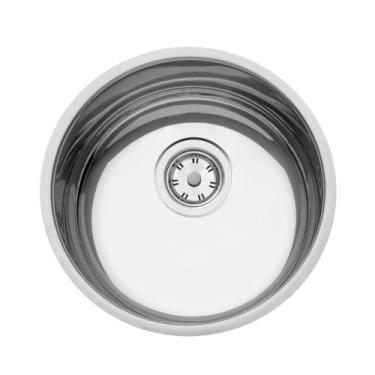 Imagem de Cuba de Embutir Tramontina Luna 30 BL Standard em Aço Inox Polido 30 c