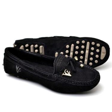 Imagem de Mocassim Feminino Casual Drive Macio Confortável Em Couro Legítimo - L