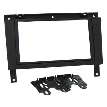 Imagem de Moldura Fiamon 2 Din Compatível Com Novo Vw Gol G3-saveiro-parati Preta