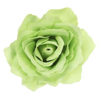 Imagem de Generic Grampos de cabelo rosa boho, broches de flores de tecido para mulheres, festa de casamento, vestido de dança, acessórios de roupas, presentes de dia dos namorados, One Size, Metal, Sem Pedra