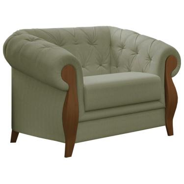 Imagem de Poltrona Decorativa Pes Em Madeira Murano Sl 940 Moll Sl 940