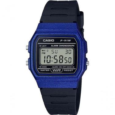 Imagem de Relógio Casio Unissex Digital F-91wm-2adf Azul
