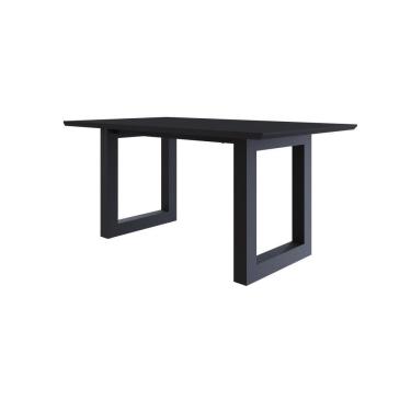 Imagem de Mesa De Jantar Bronx Rg2 160x90x77cm Brmj9160rg2 Preto Tx - Est.preta Preto Tx/est.preta