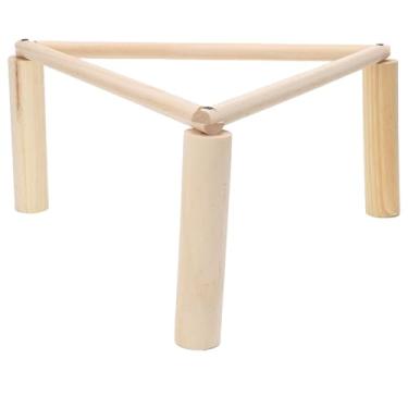 Imagem de Zerodis Poleiro Triangular para Frango Poleiros Varas Brinquedos de Frango de Madeira Acessórios para Galinheiros Galinhas Papagaios Pássaros Suporte para Nidificação Suporte de para Uso Interno ou