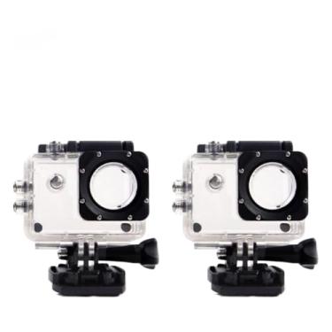 Imagem de Caixa Case Protetora à Prova d'Água em Acrílico para Câmera GoPro SJ4000/SJ4000 WiFi/SJCAM(2 Unidade)
