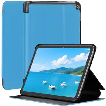 Imagem de Snowwicase Capa para tablet de 8 polegadas, versão 2024/2022/2020. Despertar/hibernar automaticamente, com suporte de visualização em vários ângulos. Incompatível com iPad Samsung Android Tablet de 8