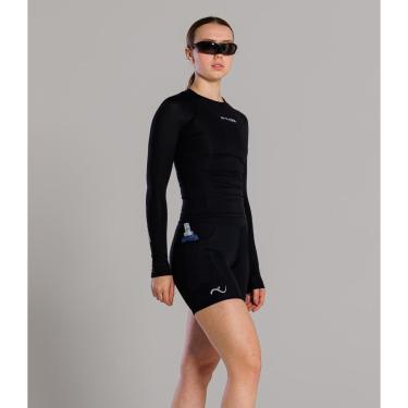 Imagem de Bermuda com Compressão 2 Bolsos Feminina-Feminino