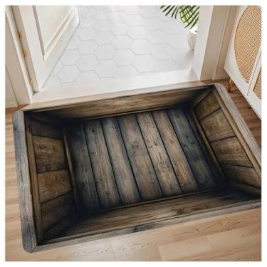 Imagem de SPXMQSS Tapete de banheiro antiderrapante tapete de banho antiderrapante para banheiro tapetes de banho para banheiro tapetes de banho absorventes 3D secagem rápida B 40 * 60 cm (veludo cristal)