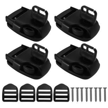 Imagem de YUJHON Kit de substituição de clipes de cobertura de banheira de hidromassagem, sistema universal de clipes de travas de cobertura de spa para proteção contra intempéries